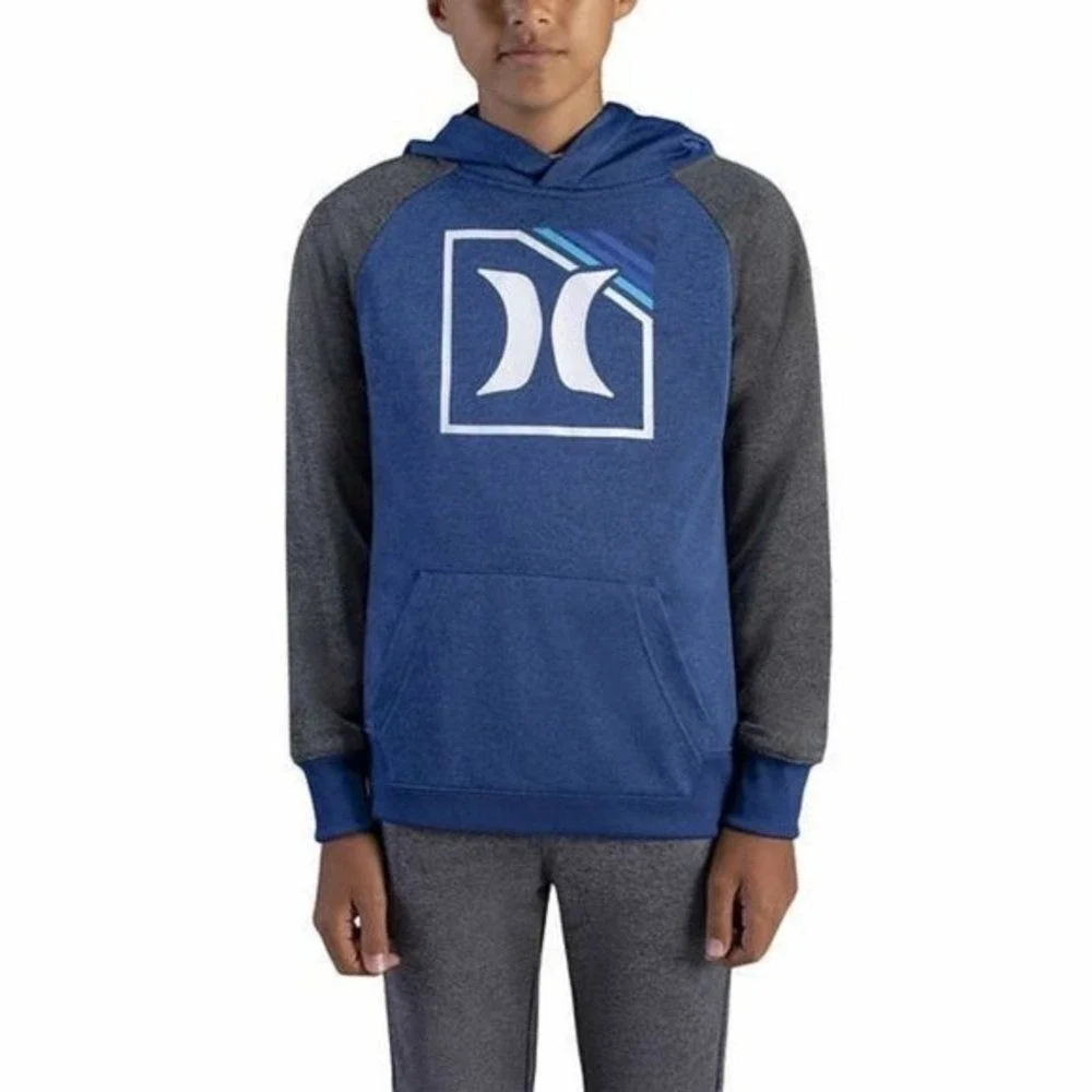 Hurley Boys' Blue H20-Dri Youth Pullover Hoodie Size XL (18/20)‎ NWT